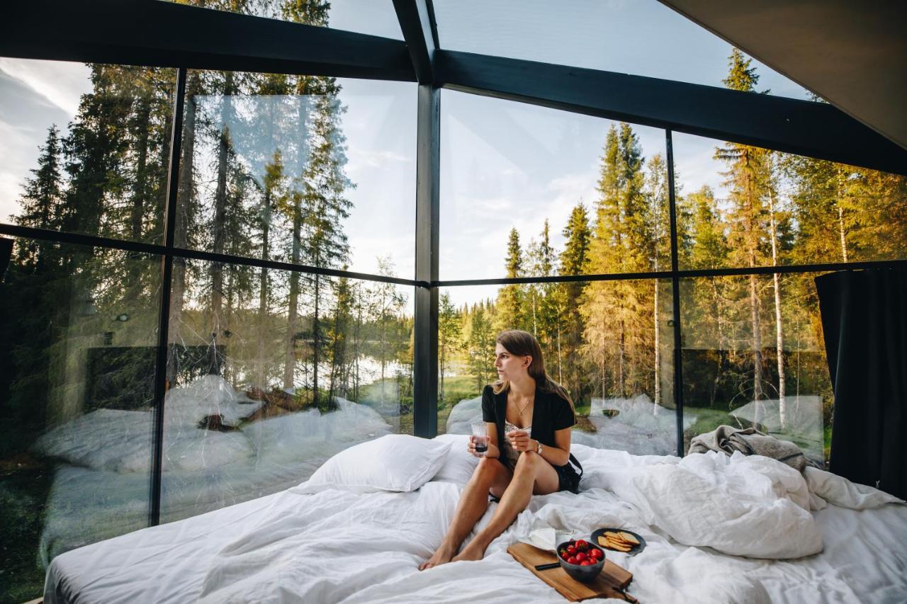 Magical Pond Nature Igloos Ruka Exteriér fotografie